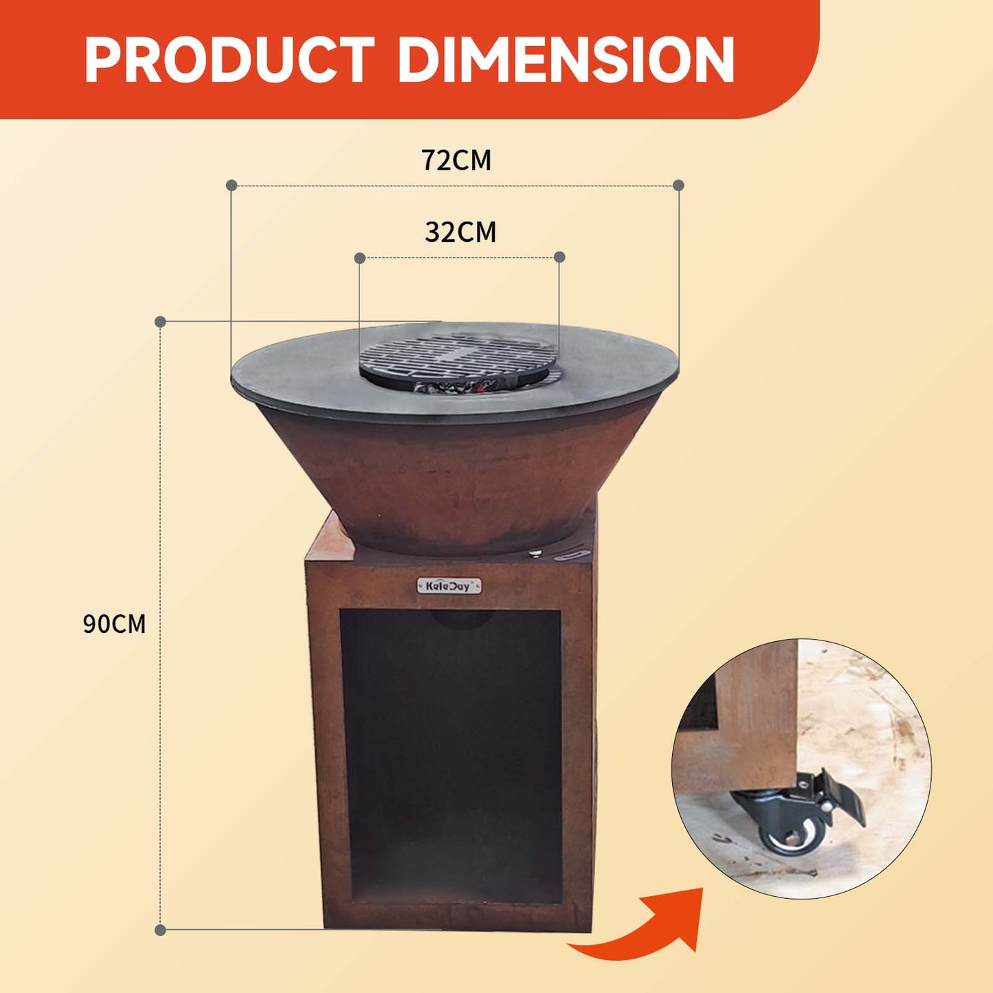 Cast Iron BBQ Grill