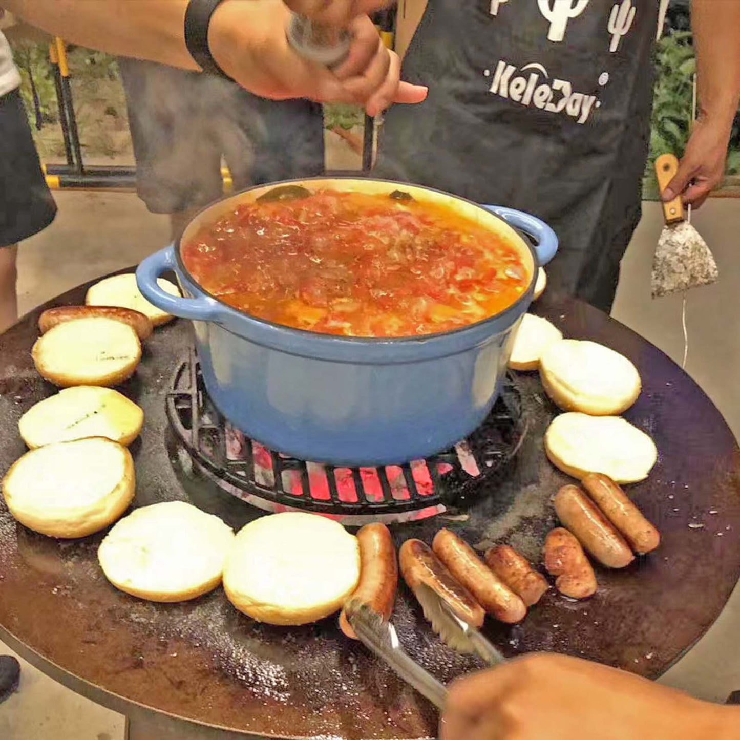 Cast Iron BBQ Grill