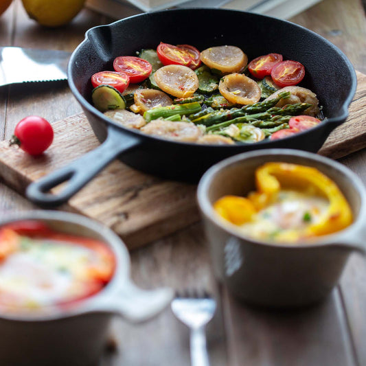 Round Cast Iron Grill Pan