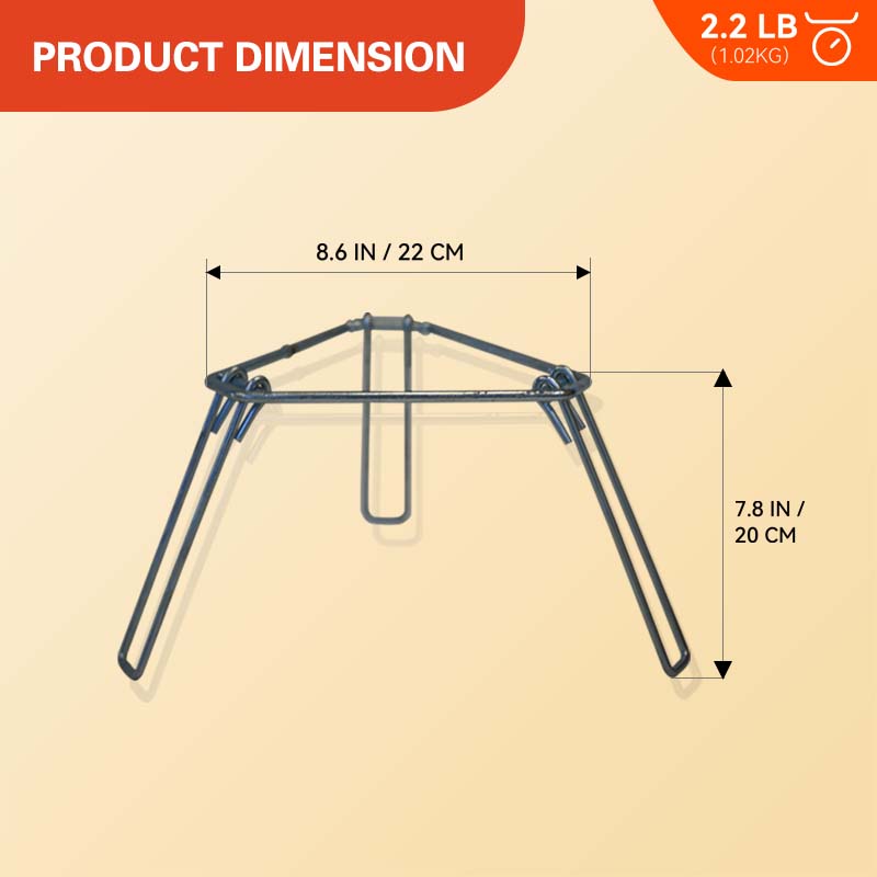 Galvanized Folding Triangle