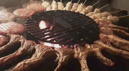 Keleday Cast Iron BBQ Grill Outdoor Garden and Camping Use