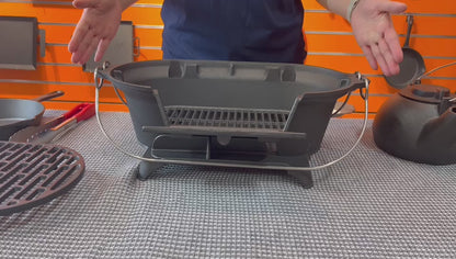 Keleday Adjustable Portable Charcoal Grill Small BBQ